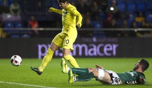 Villarreal empata com gol de Pato e avança às oitavas da Copa do Rei