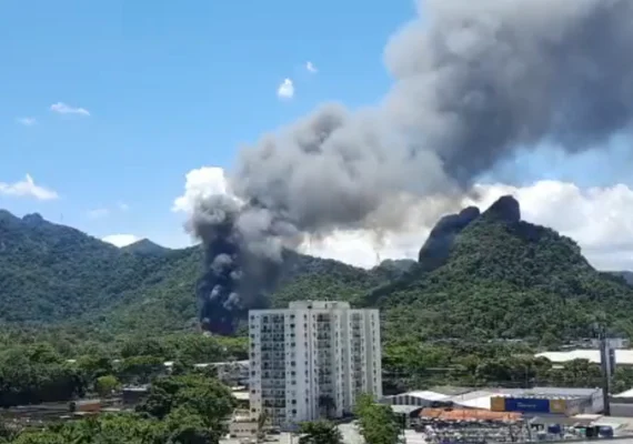Incêndio atinge Estúdios Globo, no Rio de Janeiro