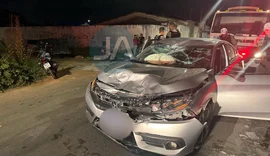 Motociclista fica ferido após colisão frontal em Arapiraca