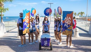 Secretaria de Turismo realiza ação de marketing em praias de Alagoas