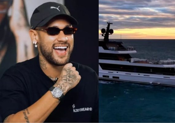 Neymar compra iate de R$ 120 milhões construído no Brasil