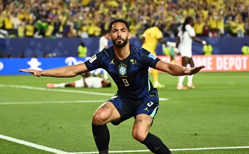 Com dois de Matheus Cunha e um de Vini Jr., Brasil vence Haiti e assume liderança do grupo