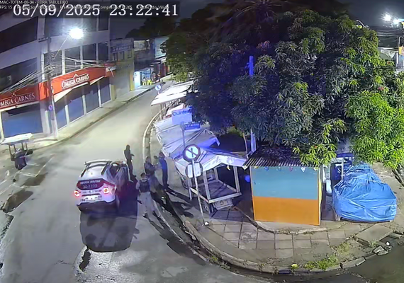 Videomonitoramento da SSP flagra agressão contra mulher e autor é preso em flagrante