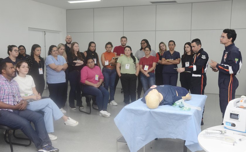 Samu realiza curso de suporte em cardiologia para profissionais do Hospital Metropolitano