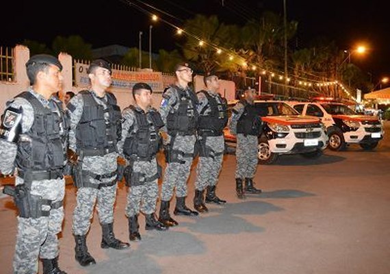 Polícia Militar garante a segurança durante as festas de Réveillon na Grande Maceió