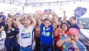 Mobilização de Júlio Cezar e Sílvio Camelo em Palmeira demonstra força da base aliada dos Renan’s e Arthur Lira