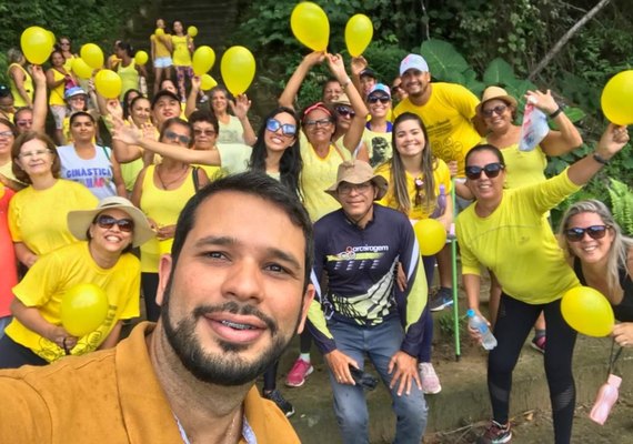 Moradores e profissionais da saúde de Fernão Velho participam de ação contra o suicídio