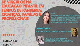 Live aborda Educação Infantil em tempos de pandemia