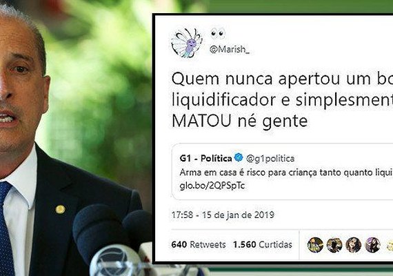 Onyx vira piada na internet após comparar liquidificador e arma de fogo