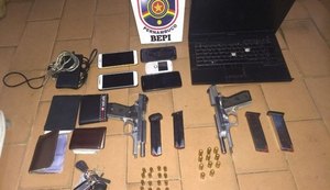 Polícia desmantela quadrilha suspeita de ataques a bancos e carro-forte