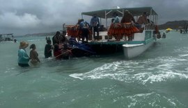 Jet Ski colide com catamarã na Praia de Barra Grande, em Maragogi