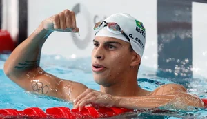 Guilherme Costa vence nos 1.500m livre e leva o seu 4º ouro em Santiago