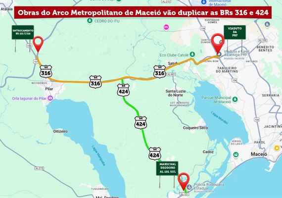 Prioridade do Governo de Alagoas, Arco Metropolitano terá ordem de serviço assinada nesta quinta (17)