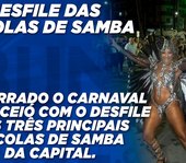 Desfile das escolas de samba de Maceió