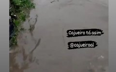 Em Viçosa, Nível do Rio Paraíba aumentou nesta manhã