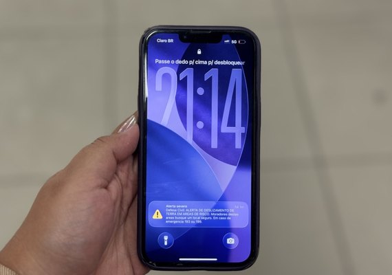 Defesa Civil de Maceió envia alertas em situação de risco