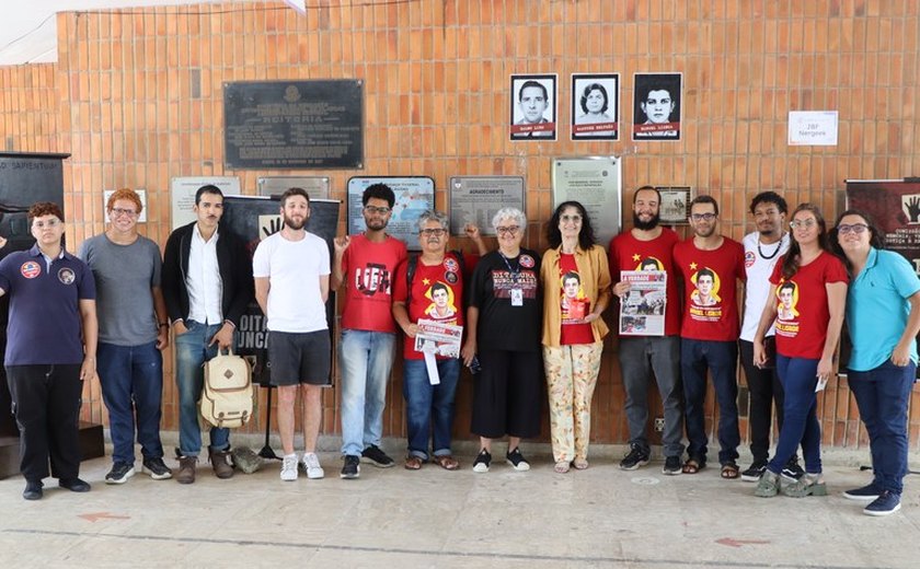 Comissão da Memória descerra placa em homenagem a estudantes da Ufal vítimas da ditadura