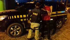 Homem é preso por agentes da PRF após cometer assalto na BR 316