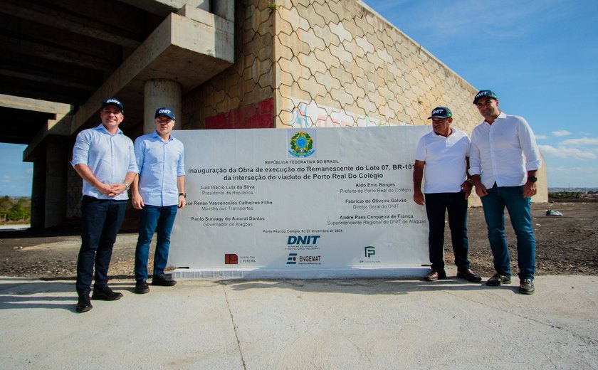 Paulo Dantas destaca parceria com governo federal durante entrega de viaduto