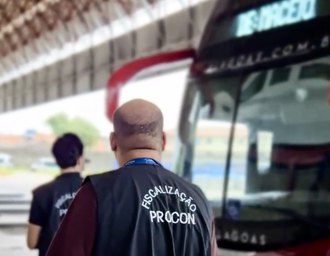 Procon Maceió fiscaliza empresas de ônibus interestaduais no Terminal Rodoviário