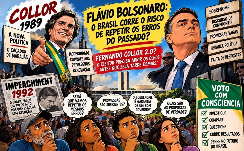 FLÁVIO BOLSONARO: O BRASIL CORRE O RISCO DE REPETIR OS ERROS DO PASSADO?