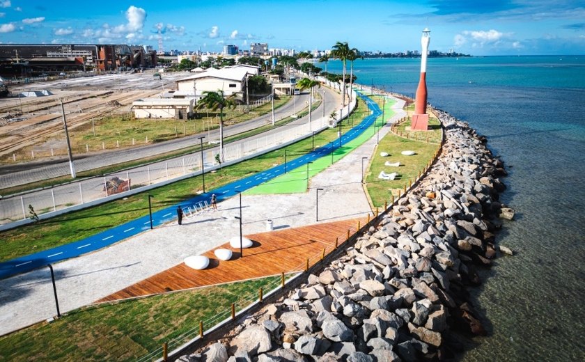 Nova Orla de Jaraguá se transforma em cartão-postal da capital alagoana