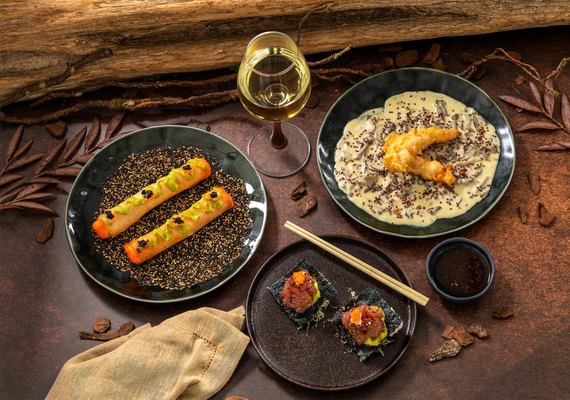 Palato Praia promove Noite Japonesa com menu exclusivo e harmonização de vinhos