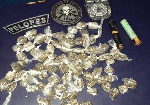 PM prende suspeito de traficar drogas em Colônia Leopoldina