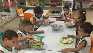 Horta escolar muda hábito alimentar de alunos