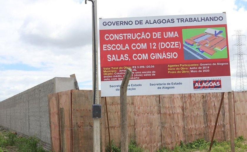 Seis novas escolas vão beneficiar 4.600 estudantes em Alagoas 