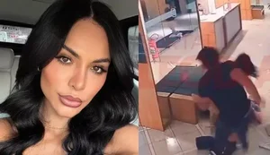 Vizinho acusa Aline Mineiro e namorado de homofobia em episódio de agressão