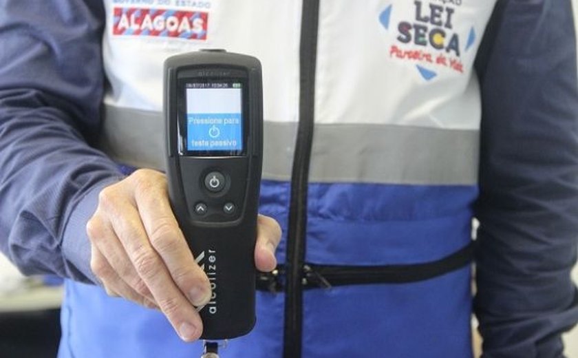 Lei Seca em Alagoas passa a utilizar novo etilômetro com tecnologia avançada