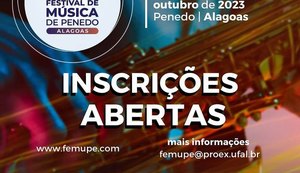 Festival de Música de Penedo abre inscrições para oficinas de instrumentos musicais