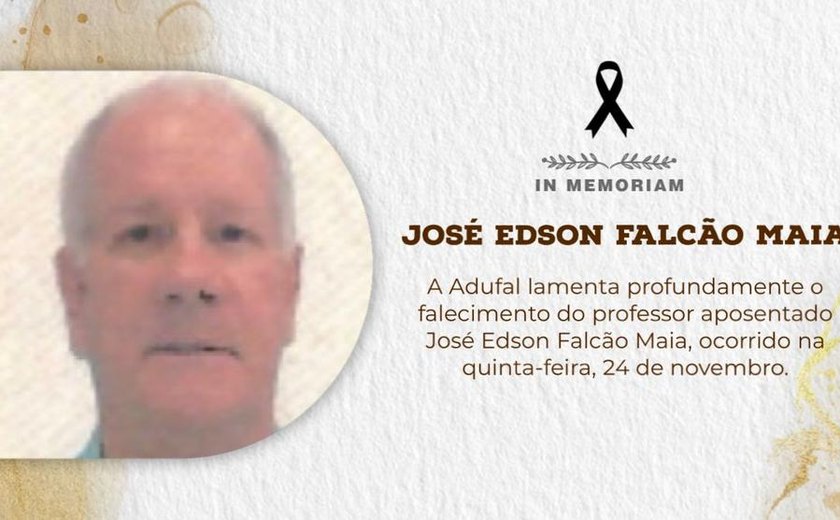 Morre Edson Falcão, professor do curso de Jornalismo da Ufal