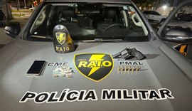 Armas são apreendidas pela PM durante denúncias em Maceió