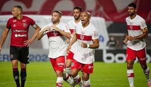 CRB vence Brasil de Pelotas e cola no G4 da Série B