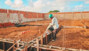 Tijolo e cimento dão forma ao CMEI Cidade Sorriso para atender bairros da parte alta