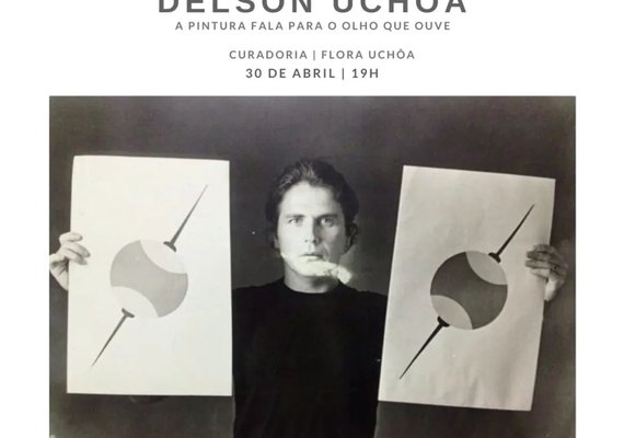 Delson Uchôa apresenta sua nova exposição individual 'a pintura fala para o olho que ouve'