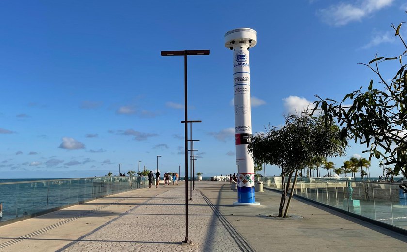 Justiça autoriza instalação de totens de videomonitoramento em espaços públicos de Maceió