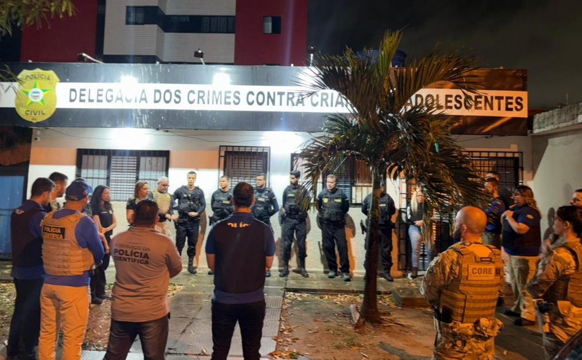 PC/AL participa de operação nacional de combate a abuso sexual contra crianças e adolescentes