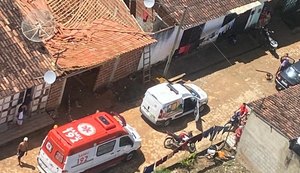 Samu Aeromédico resgata vítima de desabamento de telhado em Novo Lino