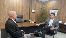 Secretário de Infraestrutura se reúne com presidente do TCE para tratar de obra da Escola de Contas