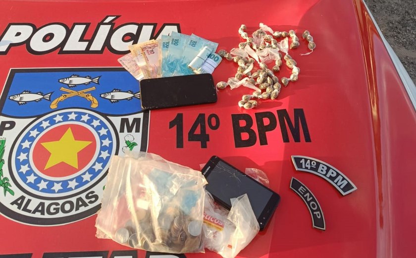 Em Jundiá, PM flagra tráfico de drogas e embriaguez ao volante