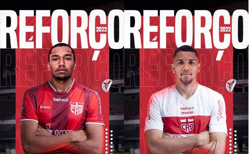 CRB anuncia lateral-esquerdo Bryan Gabriel e o volante Yago Henrique