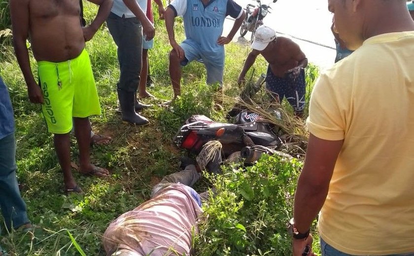 Mototaxista morre em acidente na entrada da Barra de Santo Antônio