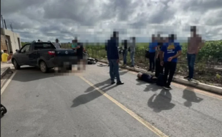 Motociclista morre após acidente com picape na zona rural de São Sebastião