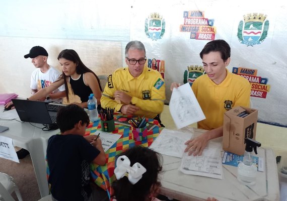 DMTT leva ação de trânsito ao Conjunto Jardim Royal pelo programa Brota na Grota