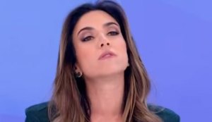 Patricia Abravanel coloca dedo na cara de produtora durante discussão no SBT