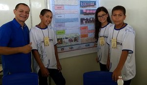 Alunos de Cacimbinhas têm experiências selecionadas para feira internacional no RS