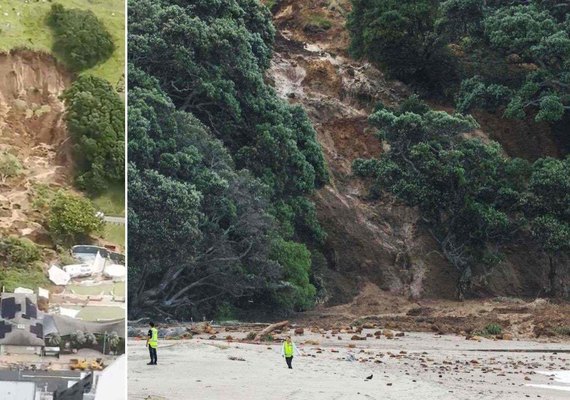Terra desliza e deixa vários desaparecidos em acampamento